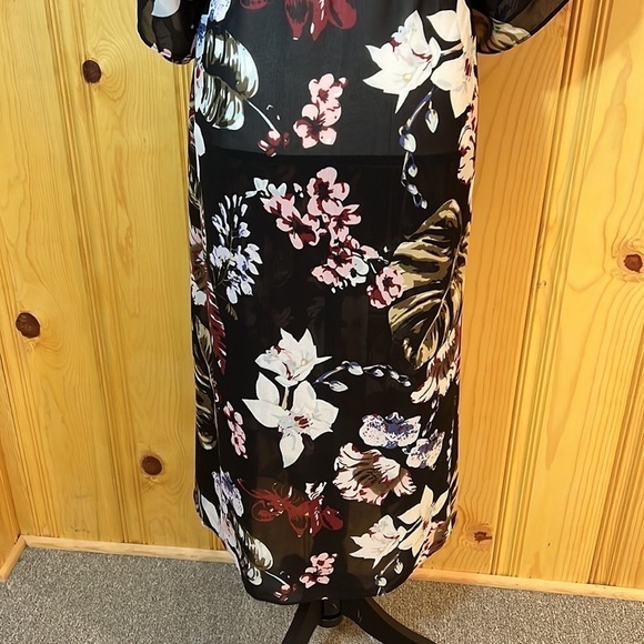 Walter Baker Floral Tillman Caftan Sz-OSFM - Picture 7 of 11